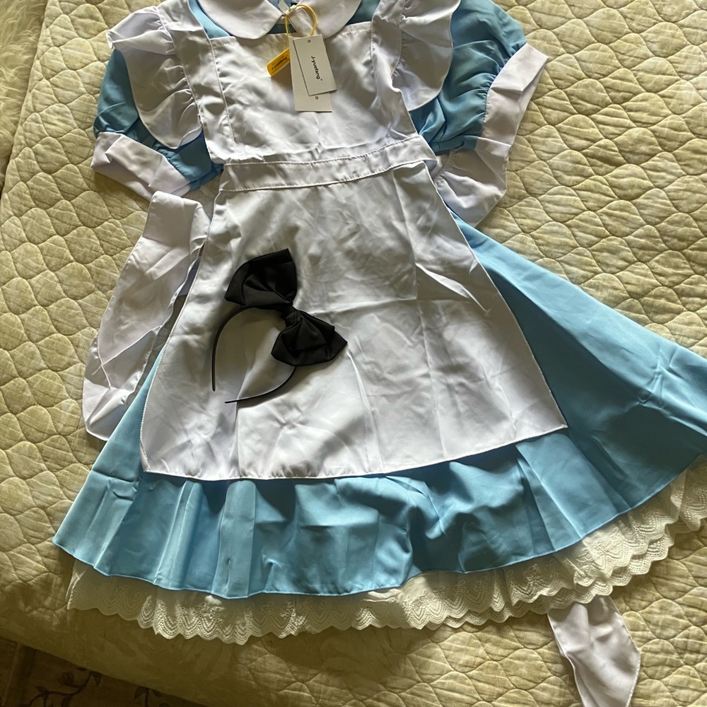 J-Yuefang Light Blue Dress (NWT) – Size Small - Lolita- Alice and Wonderland